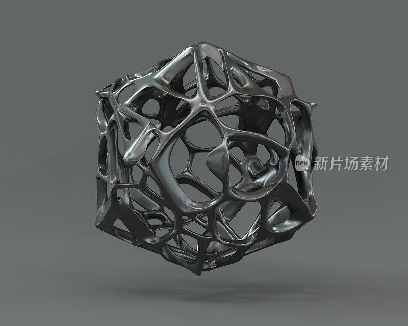 抽象的3 d对象